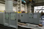 horizontal boring machine enclosure